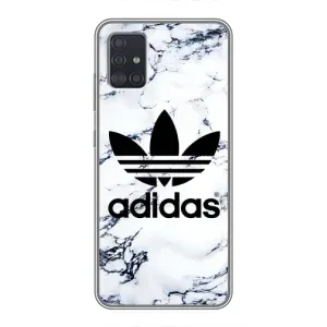 Чохли Адидас для Samsung Galaxy A51 (A515) (AlphaPrint) (Адідас на мраморі)