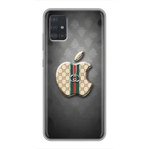 Чохли GUCCI для Samsung Galaxy A51 (A515) (AlphaPrint) (Apple gucci)