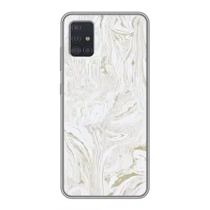 Мраморный чехол на Samsung Galaxy A51 (A515) (VPrint) (Белый мрамор)