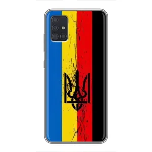 Украинские Чехлы для Samsung Galaxy A51 (A515) с картинкой УПА (AlphaPrint) (Прапор УПА)