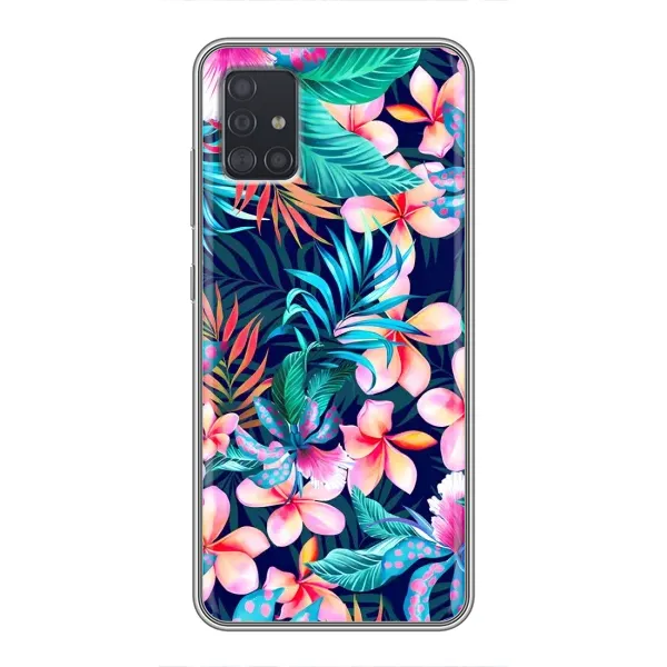 Чохол з принтом «Мальовничі квіти» для Samsung Galaxy A51 (A515)