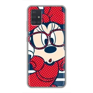 Эксклюзивный чехол для Samsung Galaxy A51 (A515) (AlphaPrint - Мультяшные) (Маус в очках)