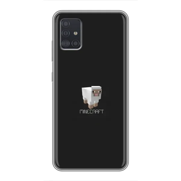 Чехол с принтом «Овечка Майнкрафт» для Samsung Galaxy A51 (A515)