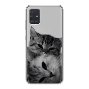 Чохол з малюнком кіт на Samsung Galaxy A51 (A515) (Пара котів)