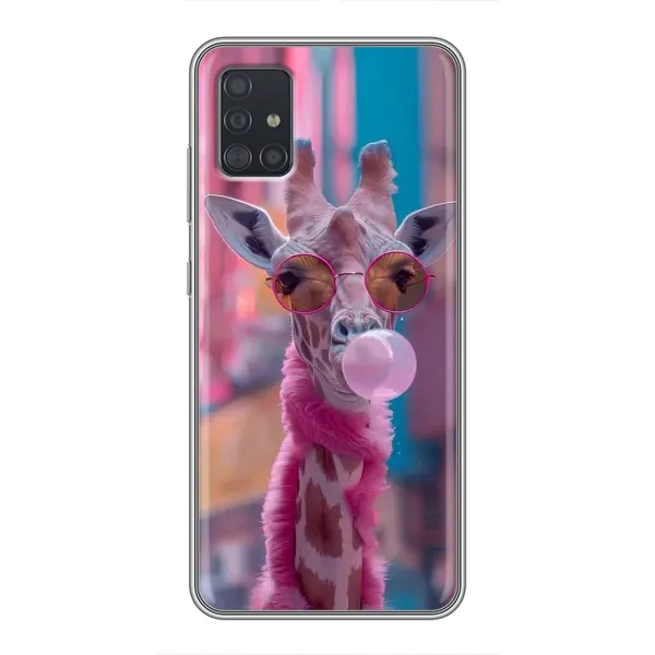 Чехол с принтом «Стильный жирав» для Samsung Galaxy A51 (A515)