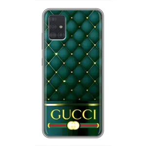 Чохли GUCCI для Samsung Galaxy A51 (A515) (AlphaPrint) (Текстура Гуччі)
