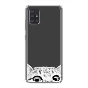 Чохол на Samsung Galaxy A51 (A515) з Котиками (VPrint) (Виглядає котик)