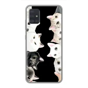 Чохол на Samsung Galaxy A51 (A515) з Котиками (VPrint) (Погляд котиків)