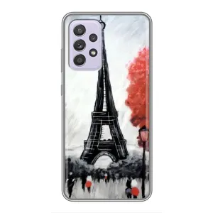 Чехол Эйфелева Башня для Samsung Galaxy A52 5G (A526) - (AlphaPrint) (Башня в Париже)