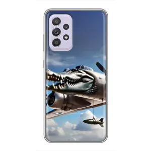 Чехол с мемом Тралалело тралала на Samsung Galaxy A52 5G (A526) (Бомбардиро крокодило)