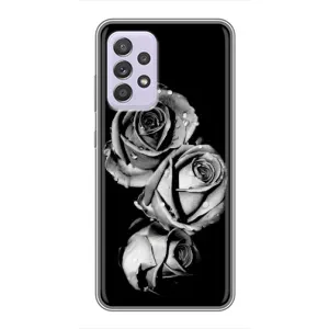 Чохол з картинкою (Стильні) Самсунг Ґелексі Ей 52 5Ґ (Ей 526) - (AlphaPrint) (Чорна троянда)
