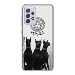Чехлы VERSACE для Самсунг А52 (5G) (PREMIUMPrint) (Доберман Версаче)