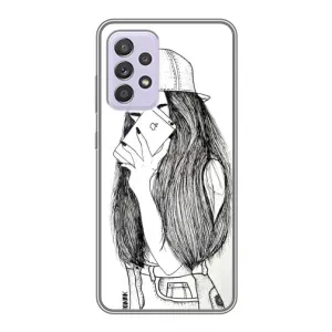 Чехол с печатью для Samsung Galaxy A52 5G (A526) - (Мода) (AlphaPrint) (Фото девочки)