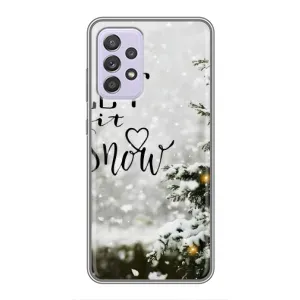 Новогодние, Праздничные Чехлы для Samsung Galaxy A52 5G (A526) - 2024 год (Let it snow)
