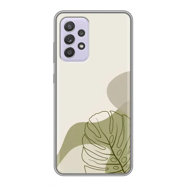 Чохол з принтом «Зелена монстера дизайн» для Samsung Galaxy A52 5G (A526) Чохол з принтом «Зелена монстера дизайн» для Samsung Galaxy A52 5G (A526)