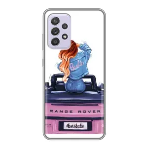 Чехол с печатью для Samsung Galaxy A52 5G (A526) - (Мода) (AlphaPrint) (На машине)