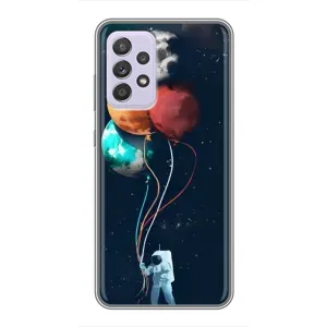 Космические Чехлы для Самсунг А52 (5G) (VPrint) (Планеты шарики)
