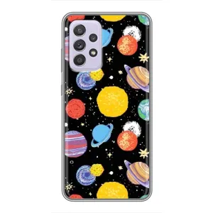 Космические Чехлы для Самсунг А52 (5G) (VPrint) (Рисованные планеты)