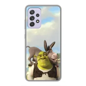 Чехол с мультфильмом Шрек на Samsung Galaxy A52 5G (A526) (Шрек и Осел)
