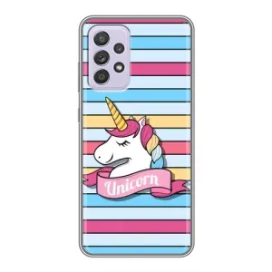 Чехол для Самсунг А52 (5G) - (Единорожки - Новинки) (AlphaPrint) (Unicorn)