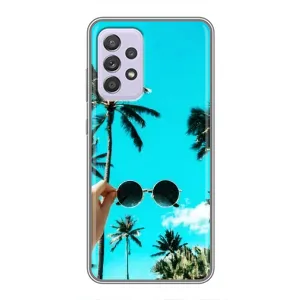 Силиконовый чехол с КАРТИНКАМИ лето для Samsung Galaxy A52 5G (A526) (AlphaPrint) (Взгляд лето)