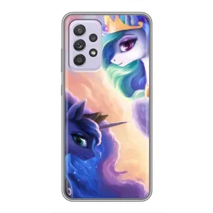 Чехол для Самсунг Галакси А52 - (Единорожки - Новинки) (AlphaPrint) (Единорожки)