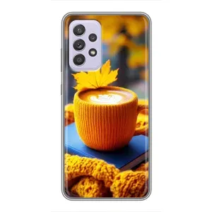 Чехол с принтом «Кофе на желтом пледе» для Samsung Galaxy A52