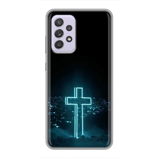 Чохол з принтом «Хрест і місто» для Samsung Galaxy A52 Чохол з принтом «Хрест і місто» для Samsung Galaxy A52