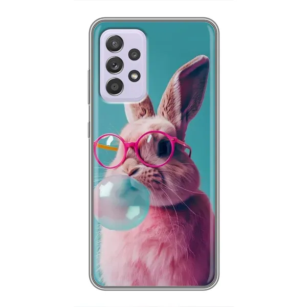 Чехол с принтом «Кролик в очках» для Samsung Galaxy A52 Чехол с принтом «Кролик в очках» для Samsung Galaxy A52