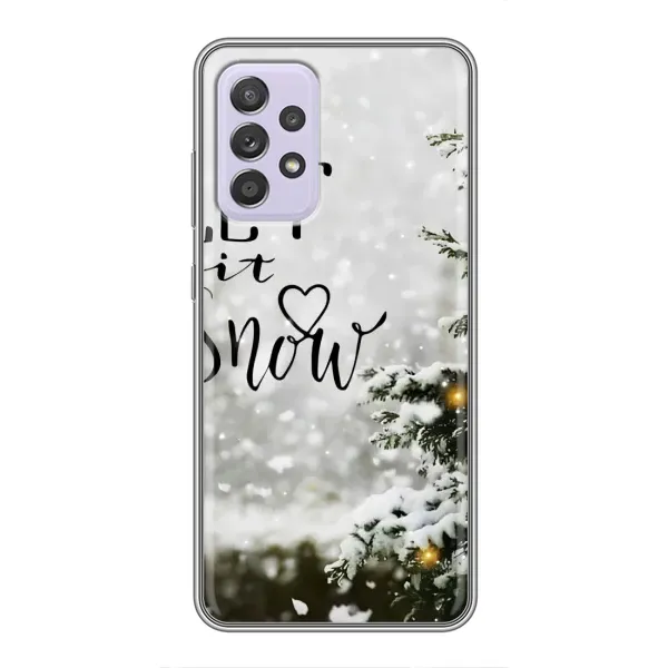 Чехол с принтом «Let it snow» для Samsung Galaxy A52 Чехол с принтом «Let it snow» для Samsung Galaxy A52