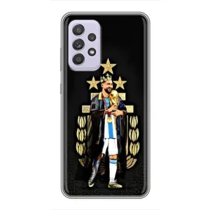 Чохли для Samsung Galaxy A52 (Leo чемпіон) (AlphaPrint) (Мессі Король)