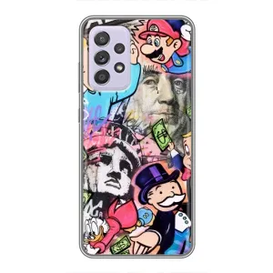 Чехлы с крутыми принтами для Samsung Galaxy A52 - (PREMIUMPrint) (Monopoly man)