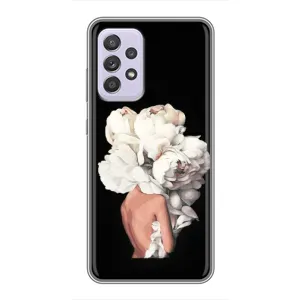 Чехлы (ART) Цветы на Samsung Galaxy A52s 5G (A528) (VPrint) (Белые цветы)