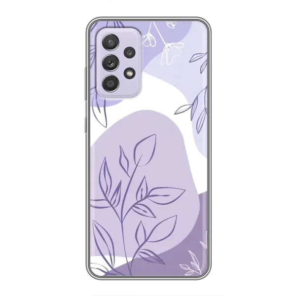 Чехол с принтом «Фиолетовые листья абстракция» для Samsung Galaxy A52s 5G (A528) Чехол с принтом «Фиолетовые листья абстракция» для Samsung Galaxy A52s 5G (A528)