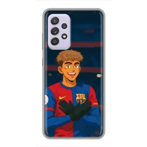 Чехол с футболистом Ламин Ямаль Samsung Galaxy A52s 5G (A528) (Футболист Ямаль)