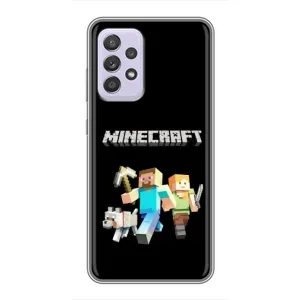 Чохол Майнкрафт на Samsung Galaxy A52s 5G (A528) (AlphaPrint) Minecraft (герої Minecraft)