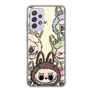 Чохол з Лабубу на Samsung Galaxy A52s 5G (A528) (Золота мавпа Bored Ape)