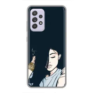Чохол з друком для Samsung Galaxy A52s 5G (A528) - (Мода) (AlphaPrint) (Гарна дівчина)