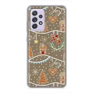 Новогодние, Праздничные Чехлы для Samsung Galaxy A52s 5G (A528) - 2024 год (Новогодние пряники)