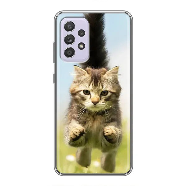 Чехол с принтом «Прыжок кота» для Samsung Galaxy A52s 5G (A528) Чехол с принтом «Прыжок кота» для Samsung Galaxy A52s 5G (A528)