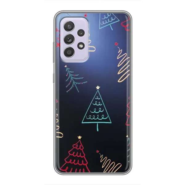 Чехол с принтом «Рождественские елки» для Samsung Galaxy A52s 5G (A528) Чехол с принтом «Рождественские елки» для Samsung Galaxy A52s 5G (A528)