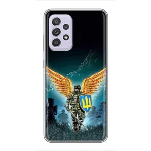 Чехлы с картинкой ЗСУ для Samsung Galaxy A52s 5G (A528) (AlphaPrint) (Солдат ЗСУ)