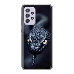 Чехол с картинкой «Хищники» для Samsung Galaxy A52s 5G (A528) (Черная змея)