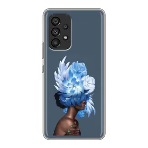 Чехол с принтом «Цветы на голове» для Samsung Galaxy A53 (5G)