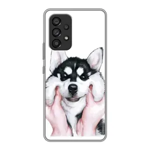 Чехлы с собаками для Samsung Galaxy A53 (5G) (VPrint) (Довольный Хаски)