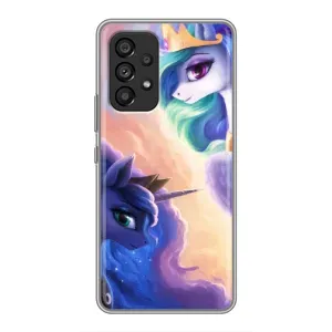 Чехол для Самсунг Галакси А53 (5G) - (Единорожки - Новинки) (AlphaPrint) (Единорожки)