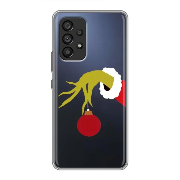 Чехол с принтом «Гринч с игрушкой» для Samsung Galaxy A53 (5G)