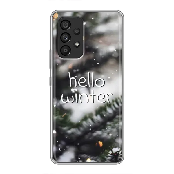 Чехол с принтом «Hello winter» для Samsung Galaxy A53 (5G) Чехол с принтом «Hello winter» для Samsung Galaxy A53 (5G)