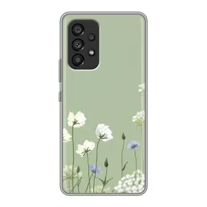 Чехол с принтом «Цветы на зеленом» для Samsung Galaxy A53 (5G)