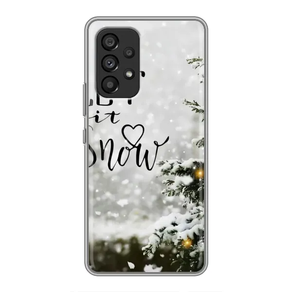 Чехол с принтом «Let it snow» для Samsung Galaxy A53 (5G) Чехол с принтом «Let it snow» для Samsung Galaxy A53 (5G)
